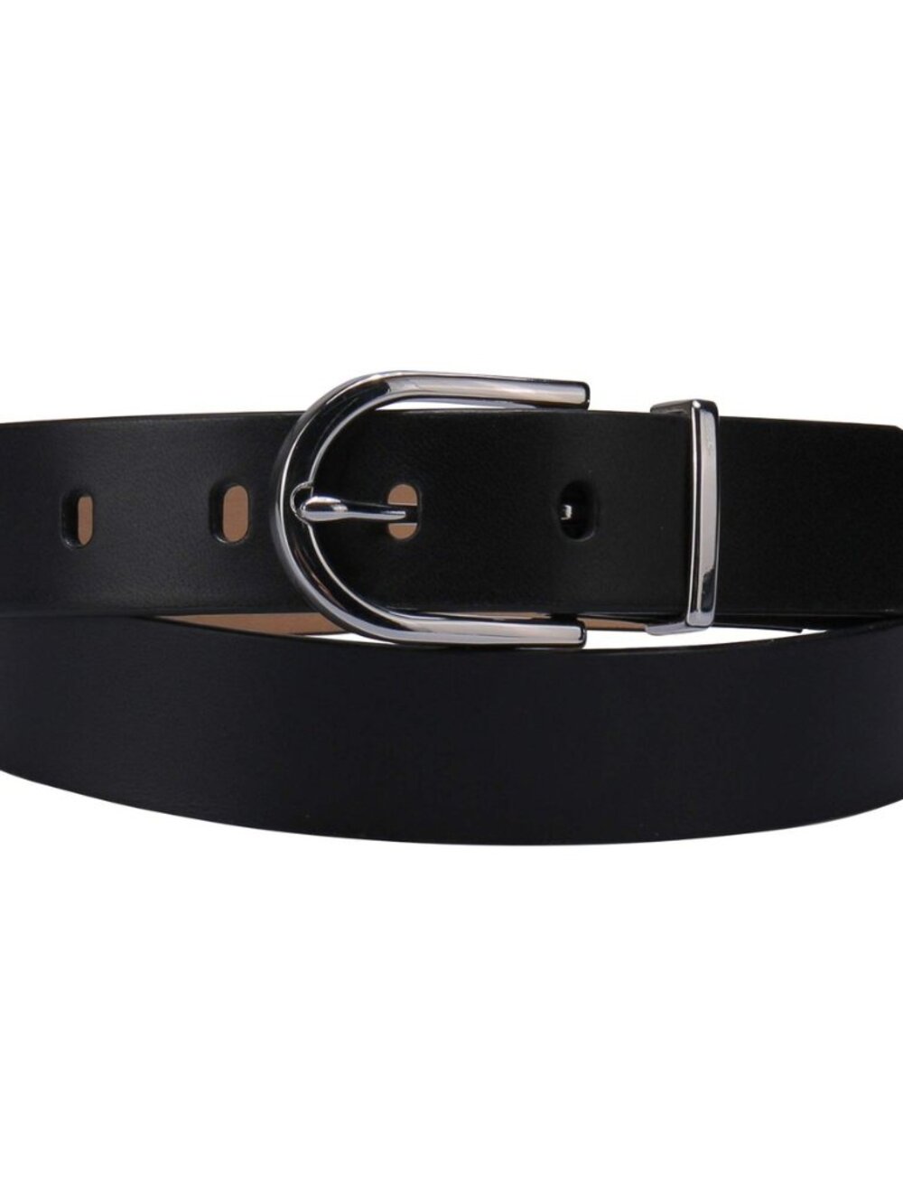 Women's Round Buckle Fashion Statement Casual Belt for Jeans, Trousers